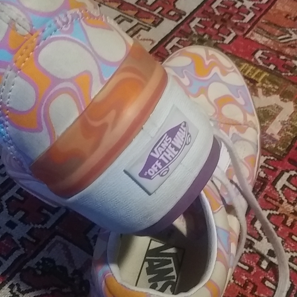 🧡💜Orange and Purple Vans - Picture 6 of 8